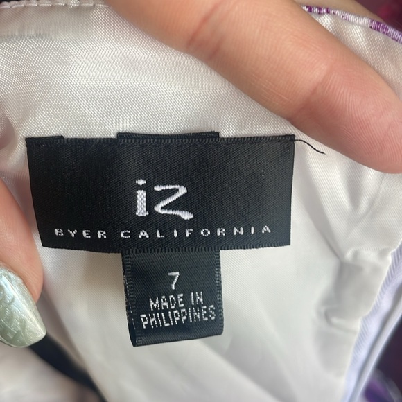 3/$20 Y2K Does Rockabilly Purple & Black Circle Sundress Byer Size Seven - Picture 9 of 11